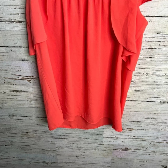 Meadow rue  orange blouse top Anthropologie size 2 - Picture 2 of 10
